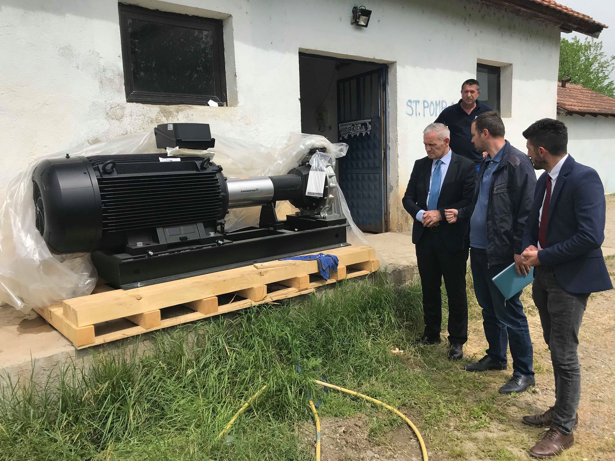 MAYOR ELEZAJ VISITED THE CENTRAL WATER STATION “JERINA” IN KLINA