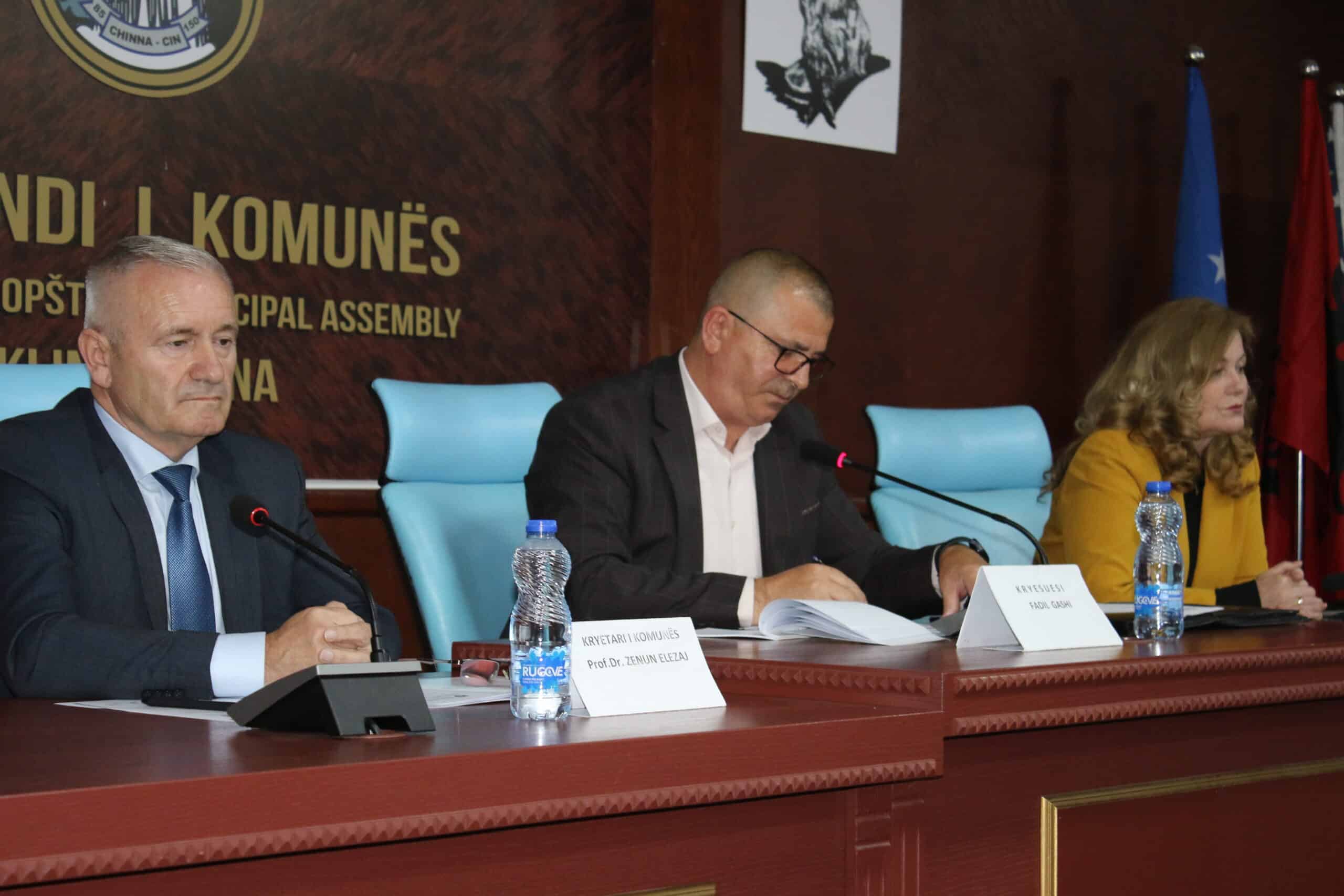 SKUPSTINA OPŠTINE KLINA ODRŽALA DANAS PETA REDOVNA RADNA SEDNICA