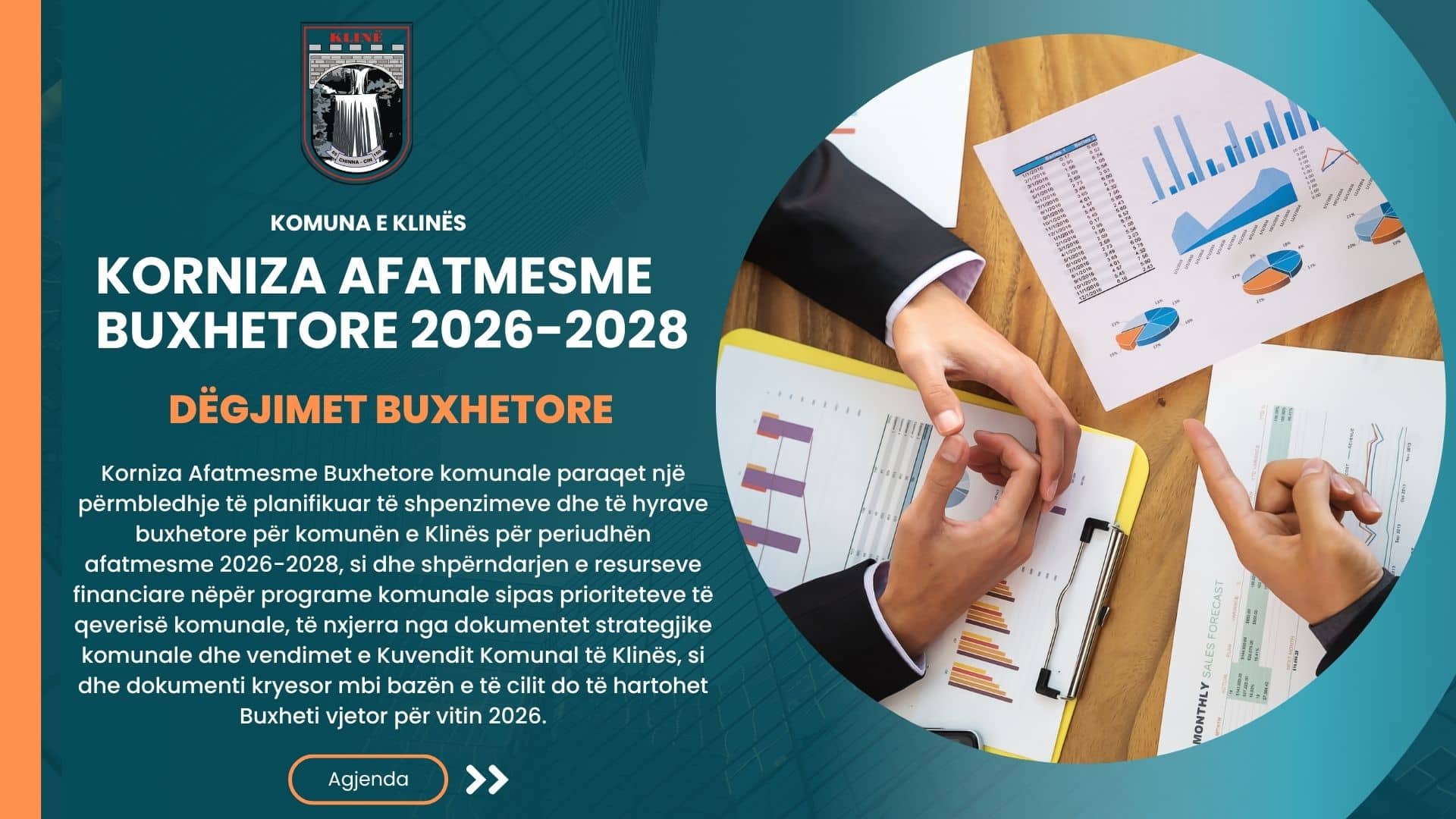 NJOFTIM PËR DËGJIME BUXHETORE PËR KORNIZËN AFATMESME BUXHETORE 2026-2028