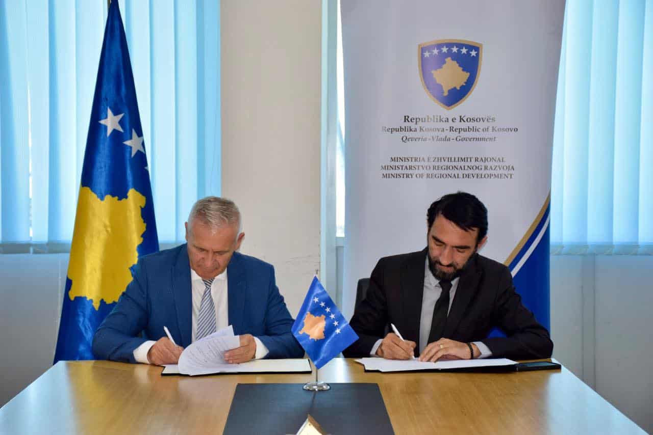 MARRËVESHJE MIRËKUPTIMI PËR BASHKËFINANCIMIN E PROJEKTIT “NDËRTIMI I TROTUARIT ME NDRIÇIM KLINË–JASHANICË DHE KRUSHEVË E VOGËL – ZLLAKUQAN”