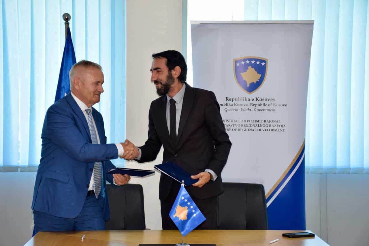 SPORAZUM O RAZUMEVANJU ZA SUFINANSIRANJE PROJEKTA „IZGRADNJA TROTOARA SA OSVETLJENJEM KLINË–JAŠANICA I MALA KRUŠEVA – ZLAKUĆAN“